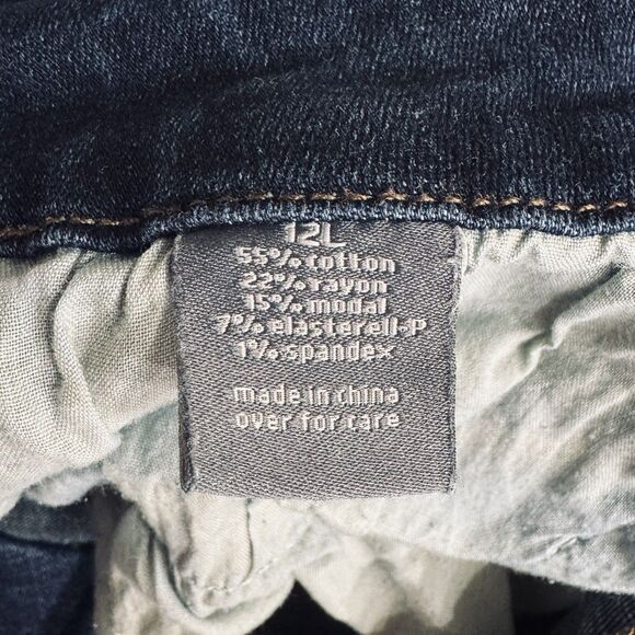 The Limited Skinny Jeans 12 L (31x31) Dark Wash Blue Denim Super Stretch Womens - Picture 6 of 10